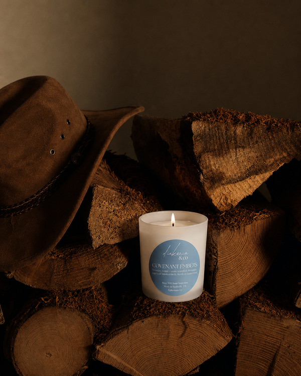 PRE-ORDER! Covenant Embers candle | fireside embers and sweet tobacco