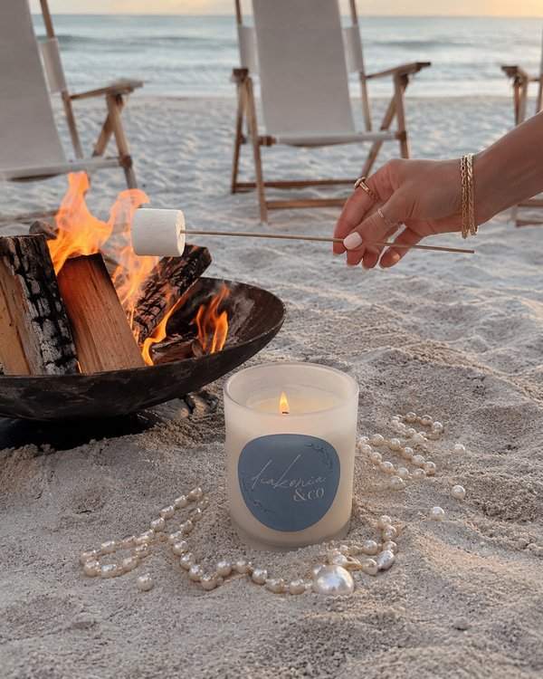 NEW! Sweet Refuge candle | toasted marshmallow, oak wood, patchouli
