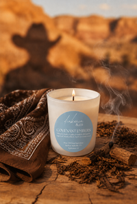NEW! Covenant Embers candle | fireside embers and sweet tobacco